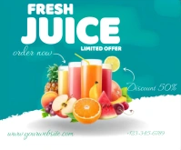 Aqua Maximalist Fresh Juice Template  Medium