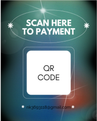 Aqua Maximalist Qr Code  Instagram Portrait template