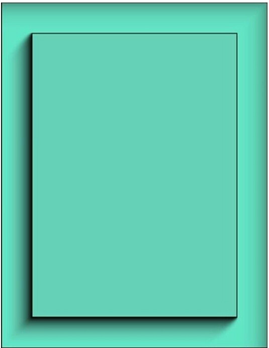 Aqua Modern & Minimal Blank Template For Menu/pictures Flyer (us Letter)