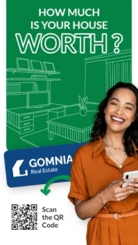 Aqua Modern & Minimal Green White Blue Modern Minimal Find Out How Much Your House Is Worth Online I Instagram Story template