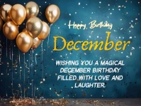 Aqua Modern & Minimal Happy Birthday  Yard Sign Gartenschild template