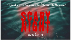 Бирюзовый Aqua Modern & Minimal Scary Night  Youtube Thumbnail YouTube-miniature Template