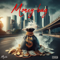 Aqua  Money Bag Mixtape Album Cover  Album Cover template