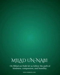 Aqua Pastel Milad Un Nabi  Instagram Portrait template