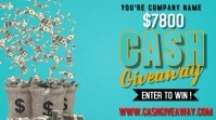 Aqua Professional Cash Giveaway  Digital Disp template