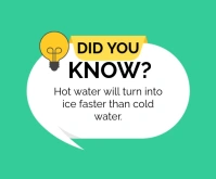 Aqua Professional Did You Know Thinking Ideas Posts Medium Rectangle template