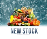 Aqua Professional Food Groceries sale Medium template