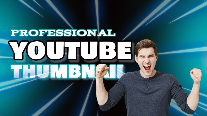 Aqua Professional Make Youtube Thumbnail Yout Template | PosterMyWall