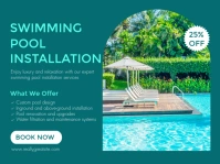Aqua Professional Swimming Pool Installation Services Presentation Isethulo template