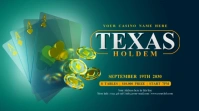 Aqua Professional Texas Holdem  Digital Display (16:9) template
