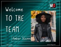 Aqua Professional Welcome To The Team Flyer Flyer (us Letter) template
