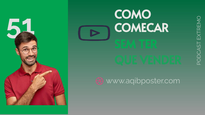 Aqua Professional Yout Youtube Thumbnail Template | PosterMyWall