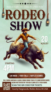 Aqua Rodeo Show Instagram Story template