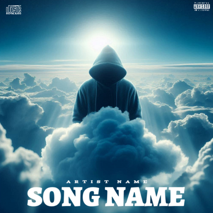 Aqua Sky Mixtape Album Cover Album Cover Template PosterMyWall