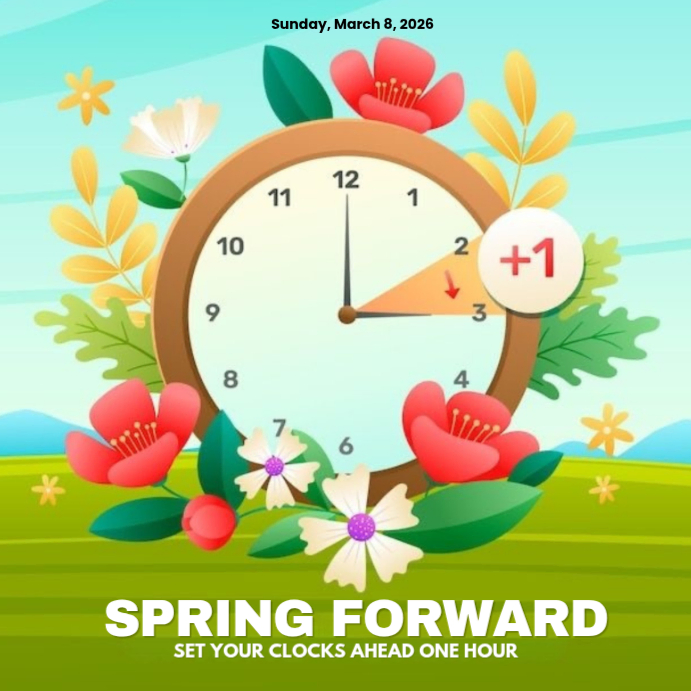 Copy of Aqua Spring Forward Instagram Post | PosterMyWall