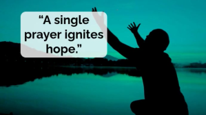Aqua Typographic Uplifting Prayer Messages Digital Display (16:9) template