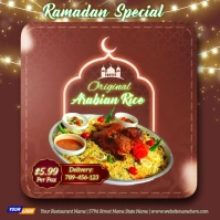 Arabian Rice Ramadan Special Offer Instagram Post template