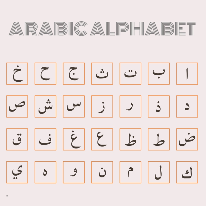 Arabic Letters Copy Paste