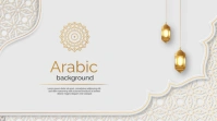 Arabic Background Digital Display (16:9) template