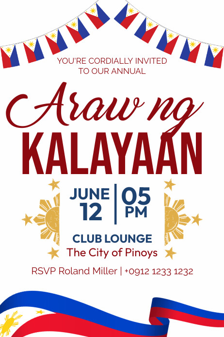 Araw Layout Copy of Araw ng Kalayaan | PosterMyWall