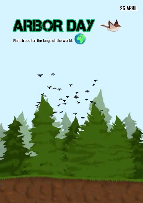 ARBOR DAY Template PosterMyWall