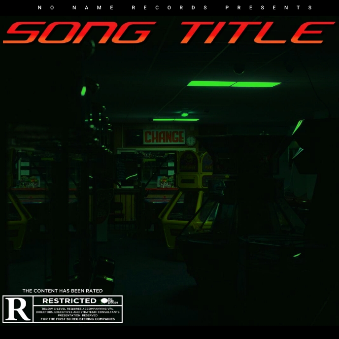 ARCADE Album cover Template PosterMyWall