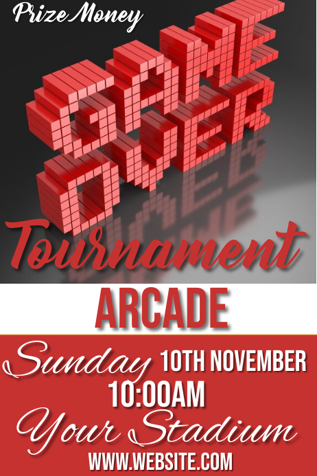 Arcade Poster template