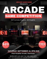 arcade game competition 2025 Instagram Portrait template