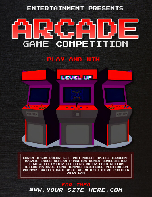 Arcade Game Competition Iflaya (Incwadi ye-US) template