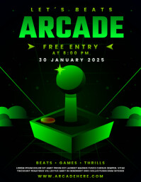 Arcade Game Competition Template | PosterMyWall