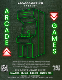 Arcade Night Template | PosterMyWall