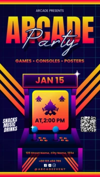 Arcade Party Instagram 快拍 template