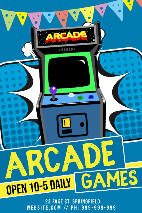 Copy of Arcade Poster | PosterMyWall