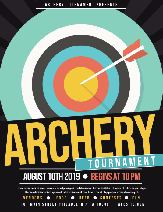 Achery Design Archery Template | PosterMyWall
