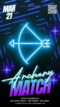 Archery Match Instagram Story template