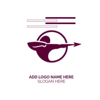 Archery sports logo template