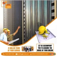 architectural & engineering firm template Message Instagram