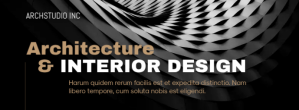 Schwarz Architecture and Interior Design Facebook-coverfoto Template