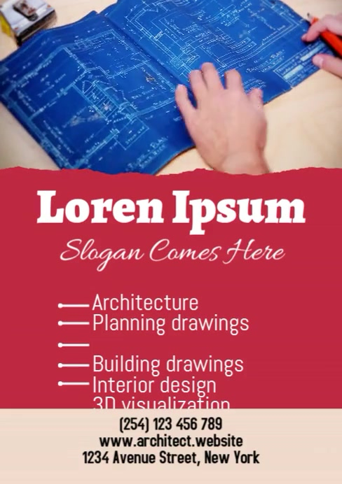 Architecture A4 template