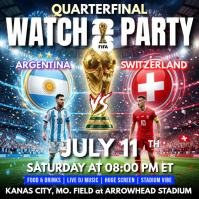 Argentina vs Switzerland Watch Party : FIFA World Cup Watch Party template