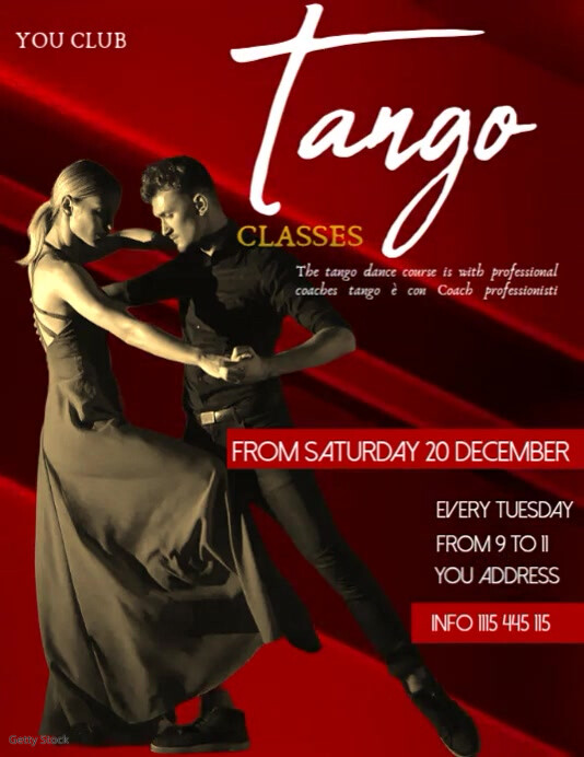 Copy of Argentine tango | PosterMyWall