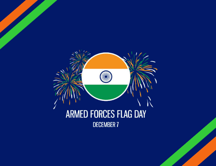 Armed Force Flag Day Flyer (US Letter) template