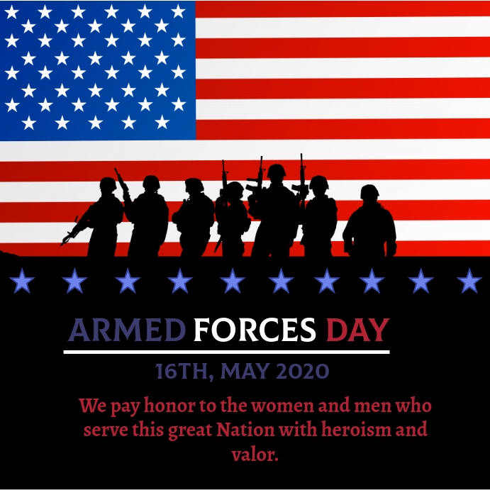 Armed Forces Day Poster Template PosterMyWall armed-forces-day-poster-template-postermywall