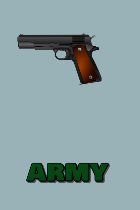 army Poster template