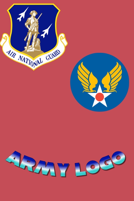 army logo Poster template