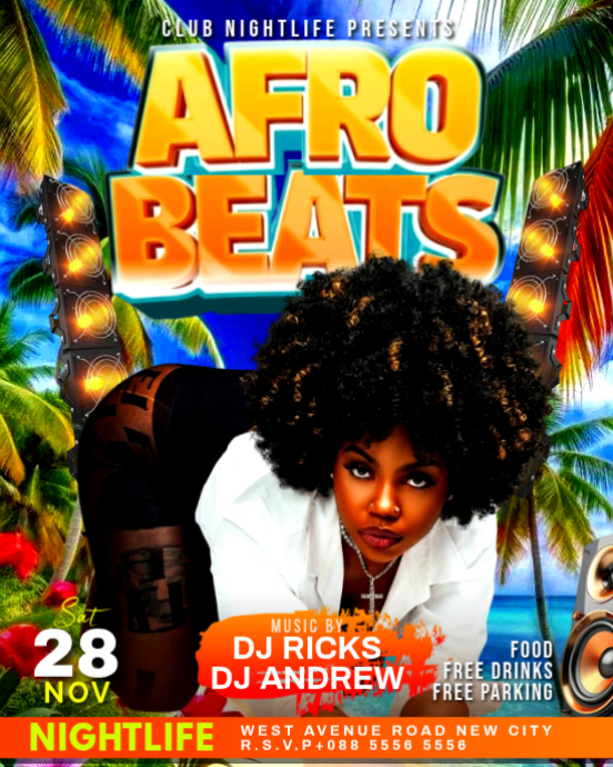 Copy of Aro beats music festival Afrobeat night party afro beat club dj ...