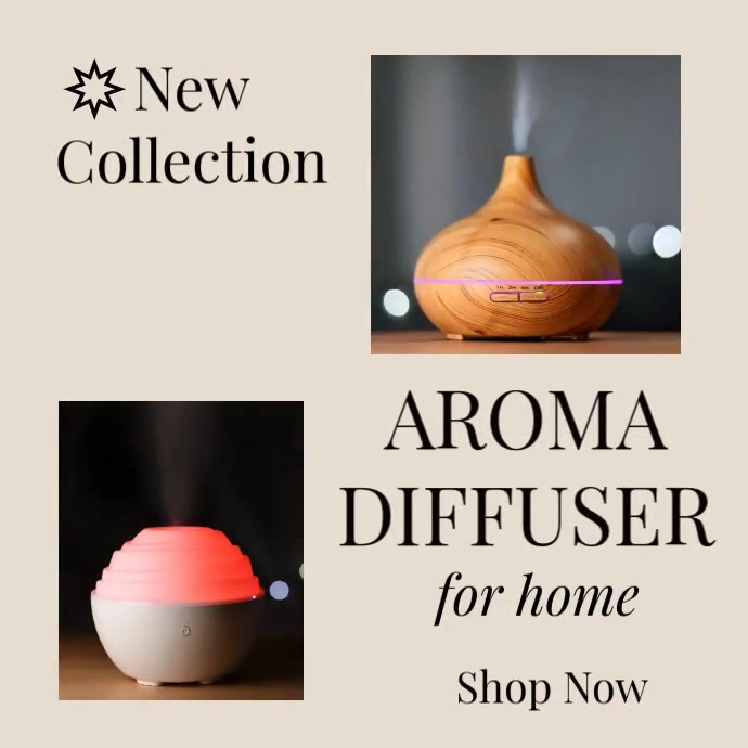 Copy of aroma diffuser for home sale ad | PosterMyWall