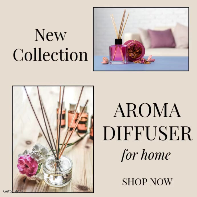 Copy of Aroma diffuser perfume video | PosterMyWall