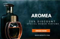 Aromea perfume Label template