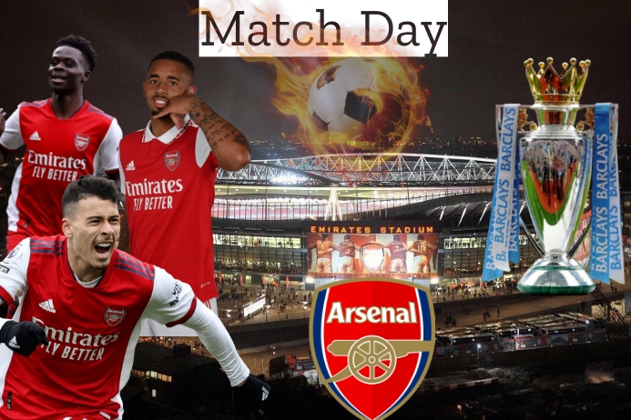 Arsenal fc Template | PosterMyWall